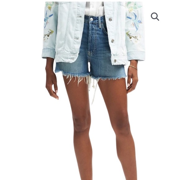 NWT 7 For All Mankind Easy Ruby Cut Off Shorts - Picture 3 of 8